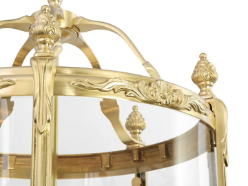 LATERNA I - Brass pendant lamp by Patinas Lighting - view 3